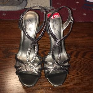 Marc Fisher - Too Hot Snake Print Stilettos-Sz8